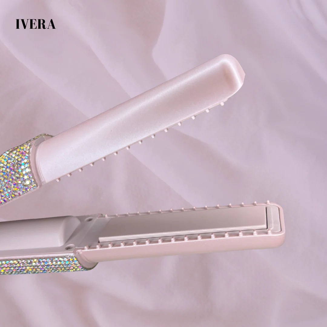 Drahokamová bezdrátová žehlička na vlasy