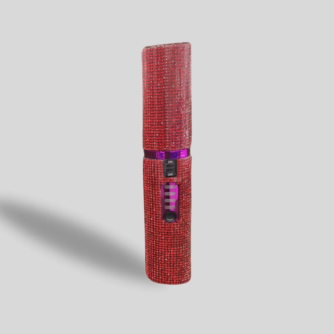 Drahokamová bezdrátová žehlička na vlasy